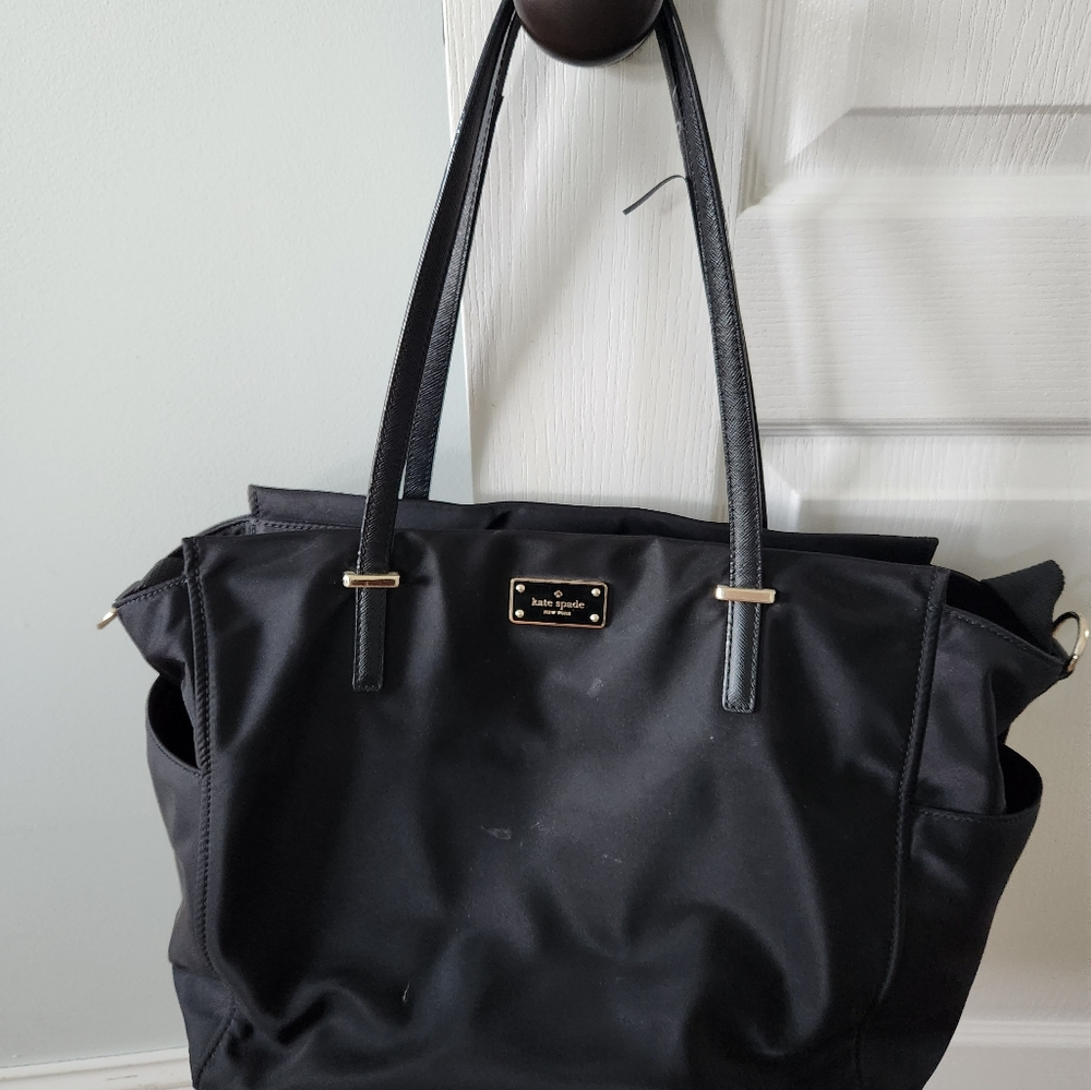 Kate spade black tote and/or diaper bag